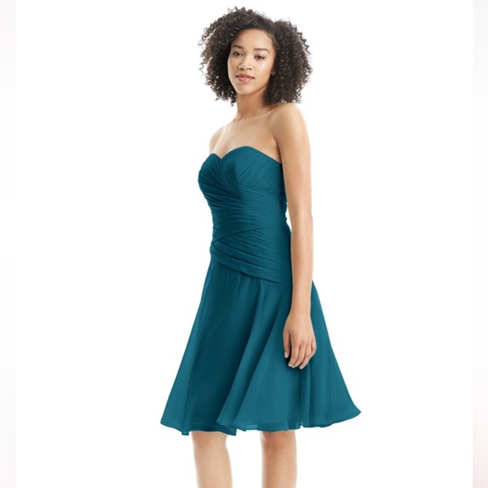 Azazie Sofia Bridesmaid Dress Ink Blue